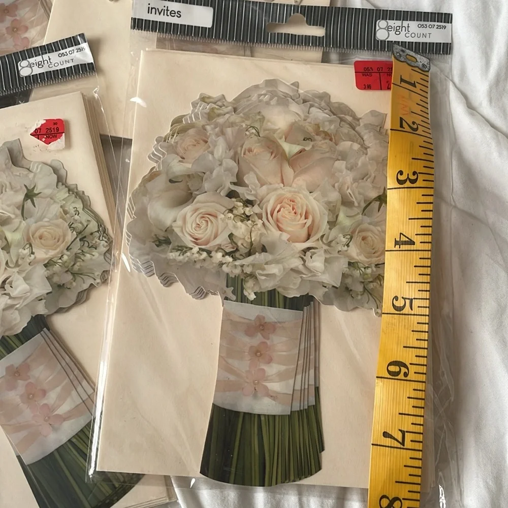 Paper House‎ Productions Bridal Shower Bouquet Theme Invites